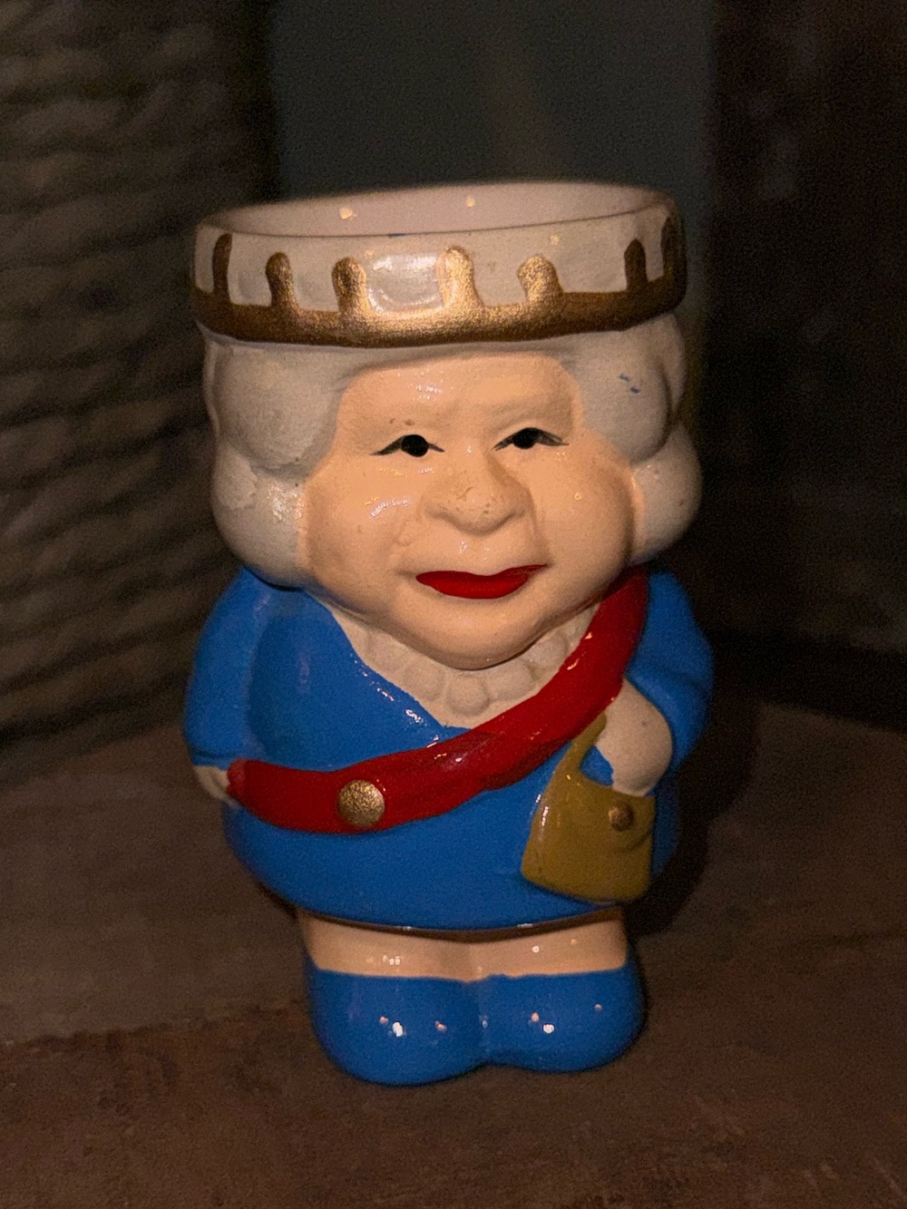 Ceramic Queen Elizabeth II Egg Cup, Elgate Product
